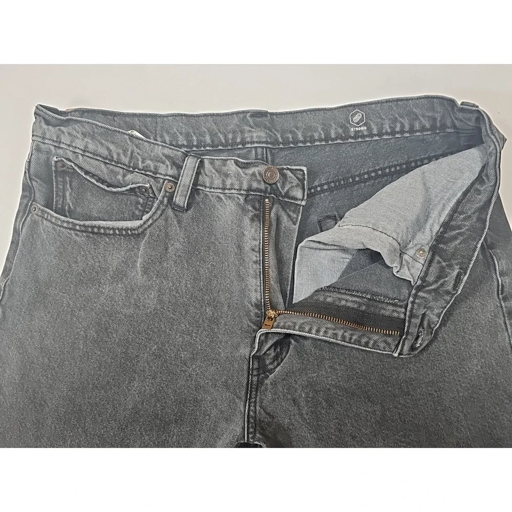 LEVI'S 511 Faded Black Slim Fit Jeans Men's 36x32 - Vintage Look - Picture 3 of 12